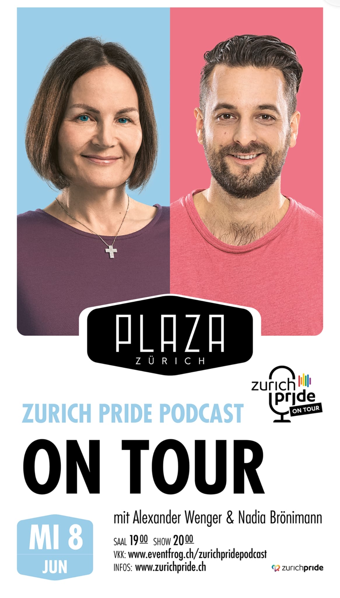 Nadia Broenimann an der "Zurich Pride 2022"